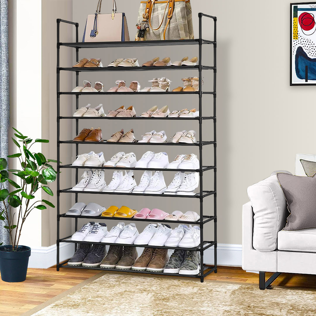 Soga 10 Tier Shoe Storage Shelf Space-Saving Caddy Rack Organiser With Handle, Furniture, Storage &Amp; Shelving, Shoe Storage, , ,  - Nz Depot 3