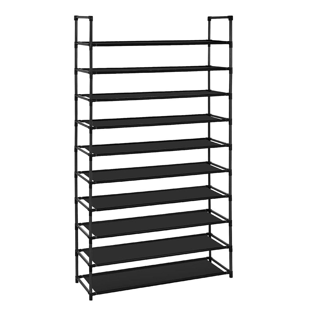 Soga 10 Tier Shoe Storage Shelf Space-Saving Caddy Rack Organiser With Handle, Furniture, Storage &Amp; Shelving, Shoe Storage, , ,  - Nz Depot 1