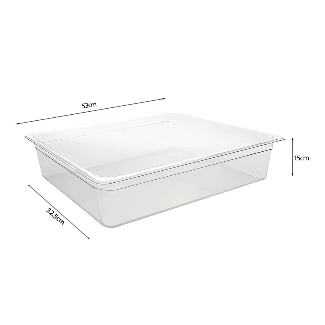 Soga 150Mm Clear Gastronorm Gn Pan 1/1 Food Tray Storage Bundle Of 2, Home &Amp; Living, Kitchen &Amp; Dining, Bakeware, Baking Trays, ,  - Nz Depot 5