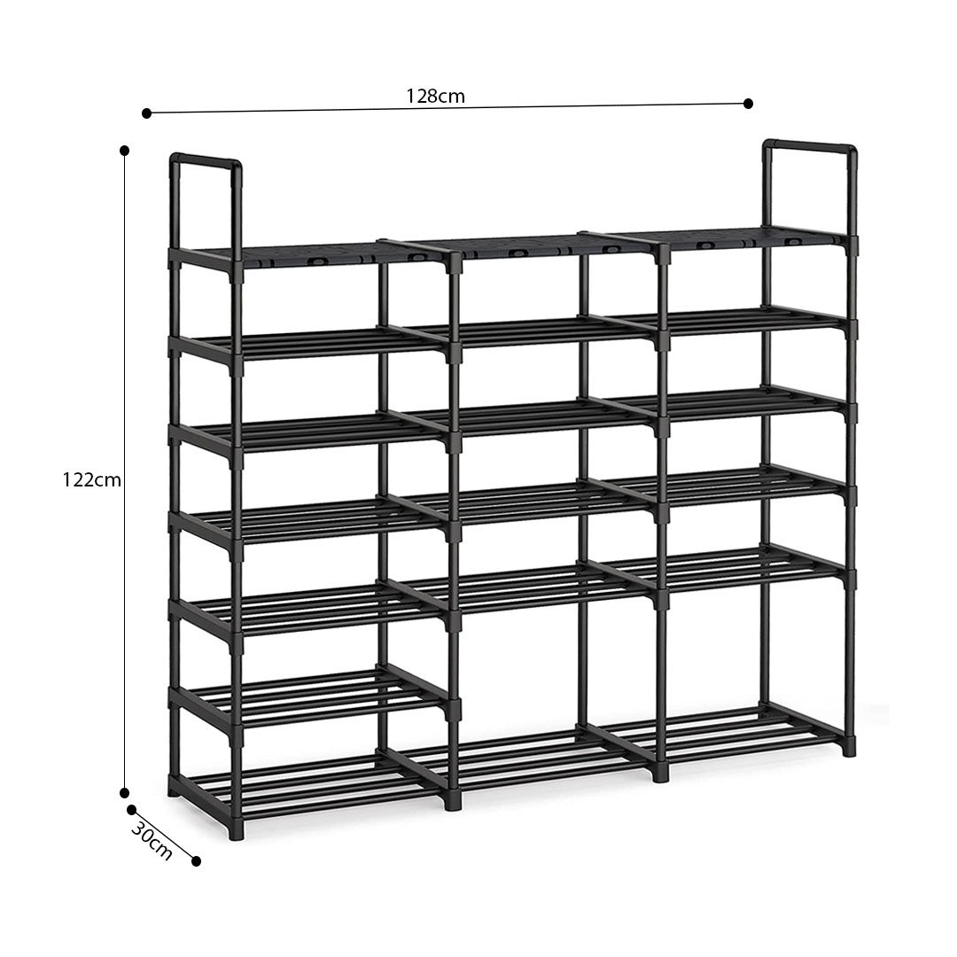 Soga 19-Shelf Tier Shoe Storage Shelf Space-Saving Caddy Rack Organiser With Handle, Furniture, Storage &Amp; Shelving, Shoe Storage, , ,  - Nz Depot 5