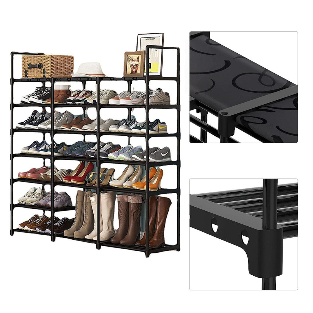 Soga 19-Shelf Tier Shoe Storage Shelf Space-Saving Caddy Rack Organiser With Handle, Furniture, Storage &Amp; Shelving, Shoe Storage, , ,  - Nz Depot 6