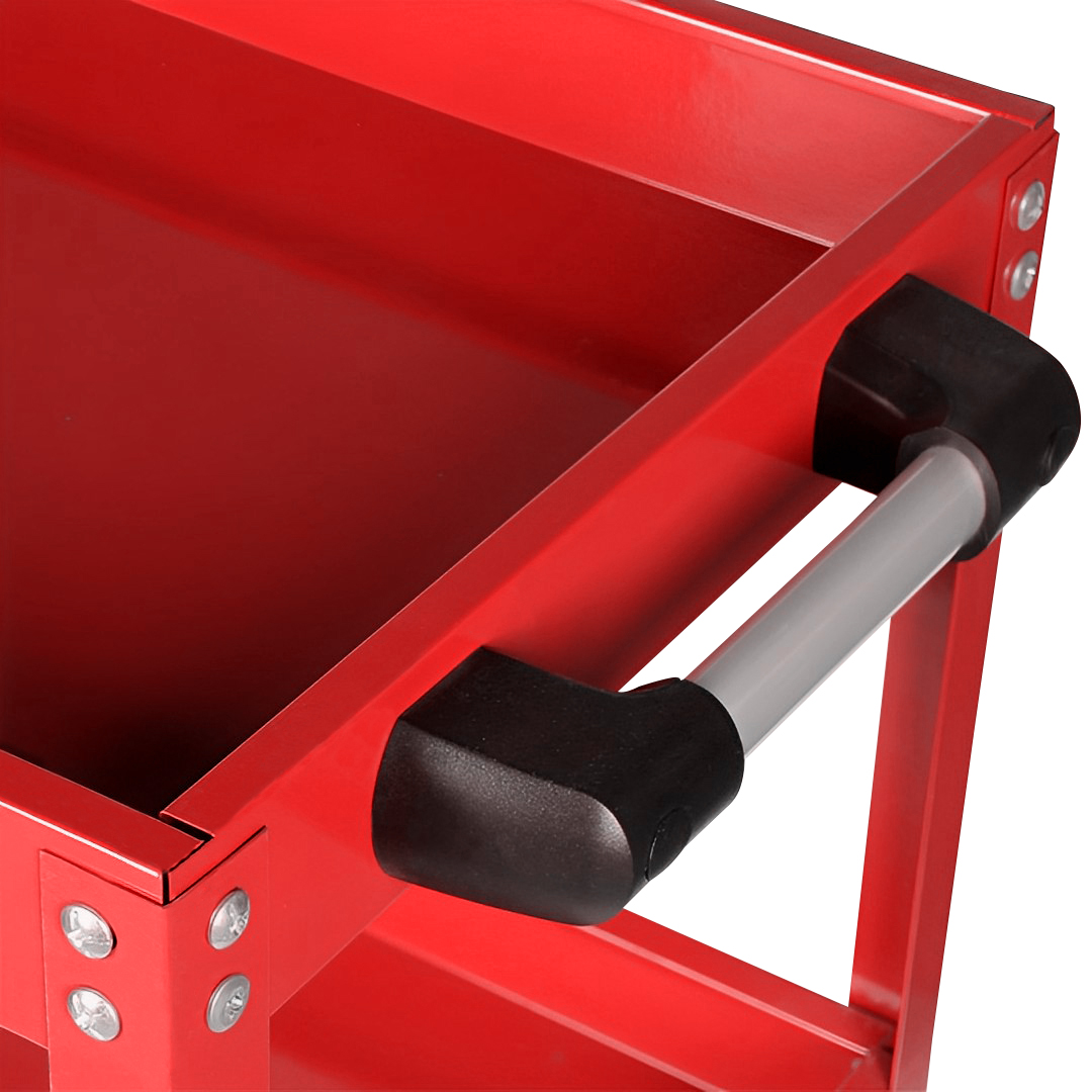 Soga 2 Tier Tool Storage Cart Portable Service Utility Heavy Duty Mobile Trolley Red, Garden, Tools &Amp; Hardware, Garage Storage &Amp; Organisation, Tool Organisers, , ,  - Nz Depot 7