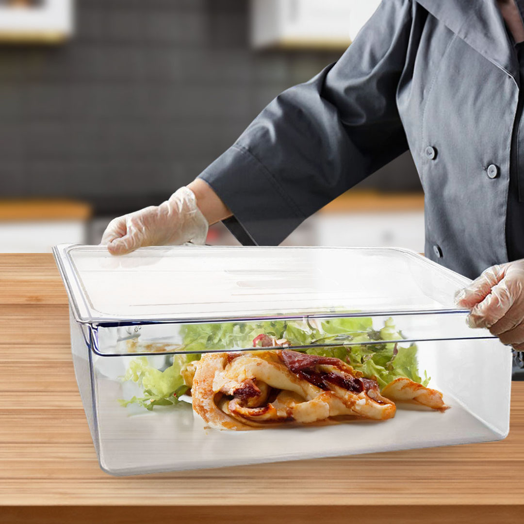 Soga 200Mm Clear Gastronorm Gn Pan 1/1 Food Tray Storage With Lid, Home &Amp; Living, Kitchen &Amp; Dining, Bakeware, Baking Trays, ,  - Nz Depot 6