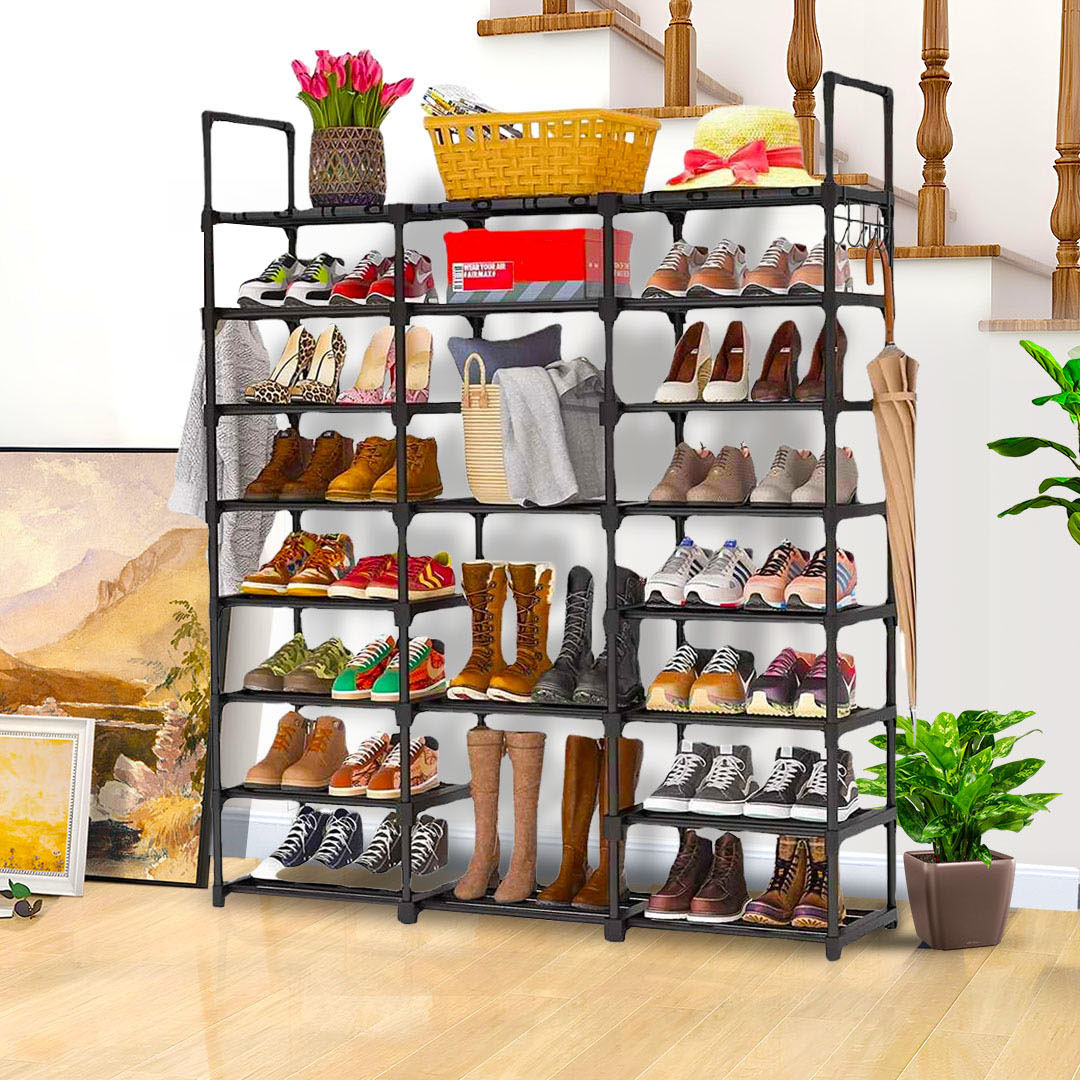 Soga 21-Shelf Tier Shoe Storage Shelf Space-Saving Caddy Rack Organiser With Handle, Furniture, Storage &Amp; Shelving, Shoe Storage, , ,  - Nz Depot 5