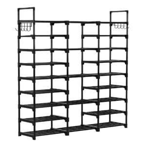 SOGA 21-Shelf Tier Shoe Storage Shelf Space-Saving Caddy Rack Organiser with Handle, Furniture, Storage & Shelving, Shoe Storage, , ,  - NZ DEPOT 1