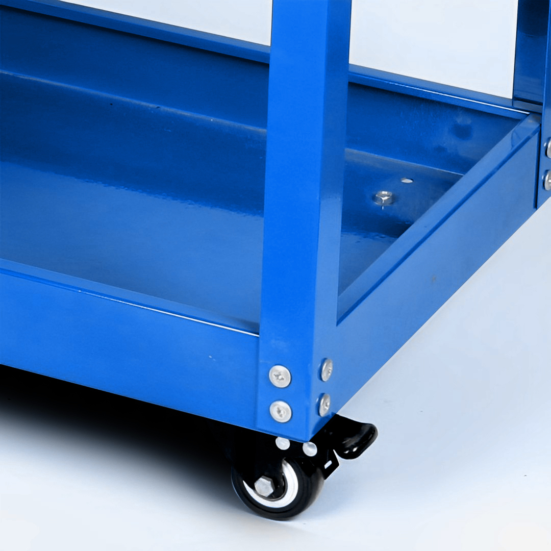 Soga 2X 3 Tier Tool Storage Cart Portable Service Utility Heavy Duty Mobile Trolley With Hooks Blue, Garden, Tools &Amp; Hardware, Garage Storage &Amp; Organisation, Tool Organisers, , ,  - Nz Depot 5