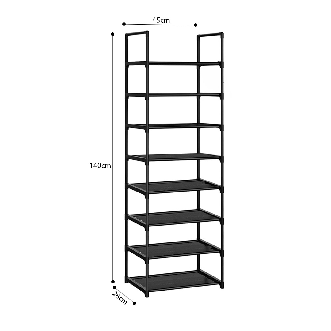 Soga 2X 8 Tier Shoe Storage Shelf Space-Saving Caddy Rack Organiser With Handle, Furniture, Storage &Amp; Shelving, Shoe Storage, , ,  - Nz Depot 6