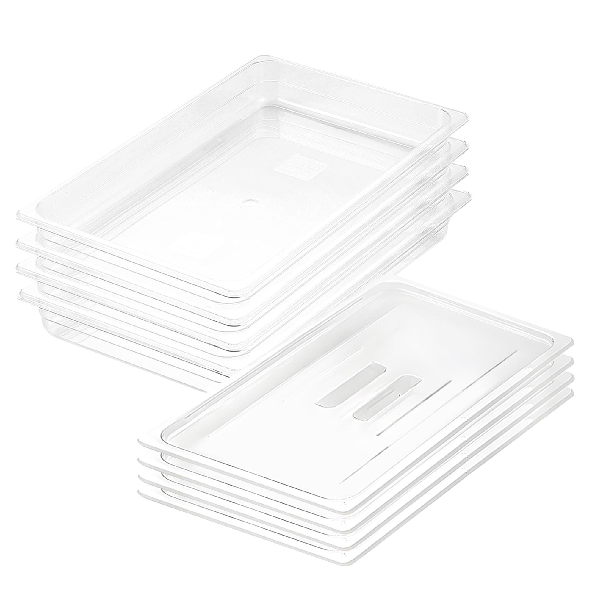 Soga 65Mm Clear Gastronorm Gn Pan 1/1 Food Tray Storage Bundle Of 4 With Lid, Home &Amp; Living, Kitchen &Amp; Dining, Bakeware, Baking Trays, ,  - Nz Depot 1