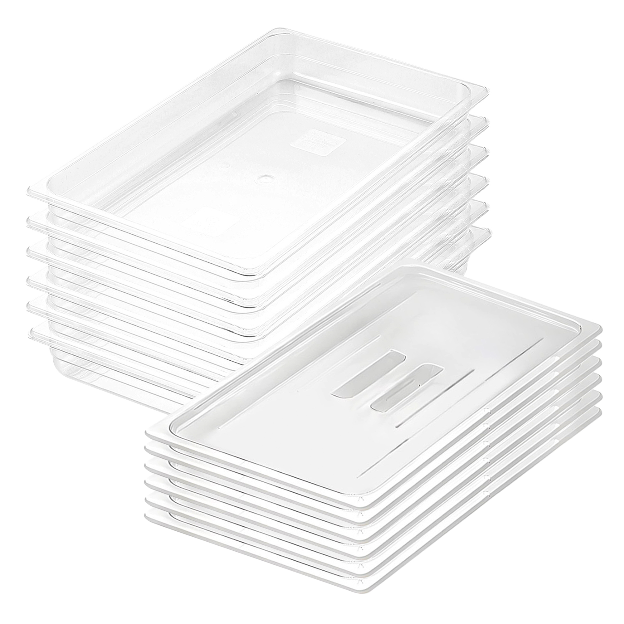 Soga 65Mm Clear Gastronorm Gn Pan 1/1 Food Tray Storage Bundle Of 6 With Lid, Home &Amp; Living, Kitchen &Amp; Dining, Bakeware, Baking Trays, ,  - Nz Depot 1