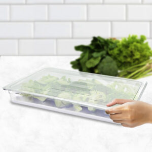 SOGA 65mm Clear Gastronorm GN Pan 1/1 Food Tray Storage with Lid, Home & Living, Kitchen & Dining, Bakeware, Baking Trays, ,  - NZ DEPOT 2