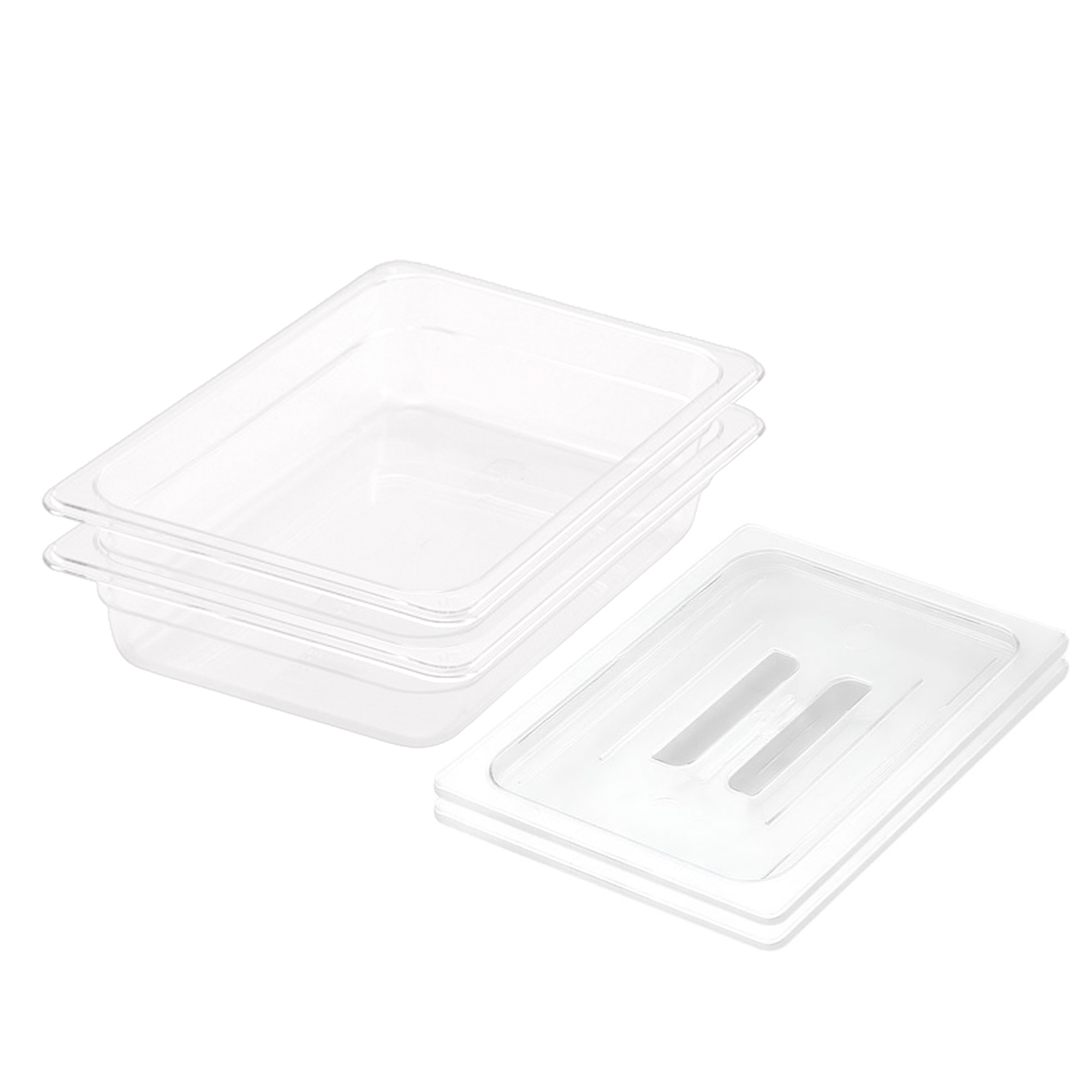 Soga 65Mm Clear Gastronorm Gn Pan 1/2 Food Tray Storage Bundle Of 2 With Lid, Home &Amp; Living, Kitchen &Amp; Dining, Bakeware, Baking Trays, ,  - Nz Depot 1