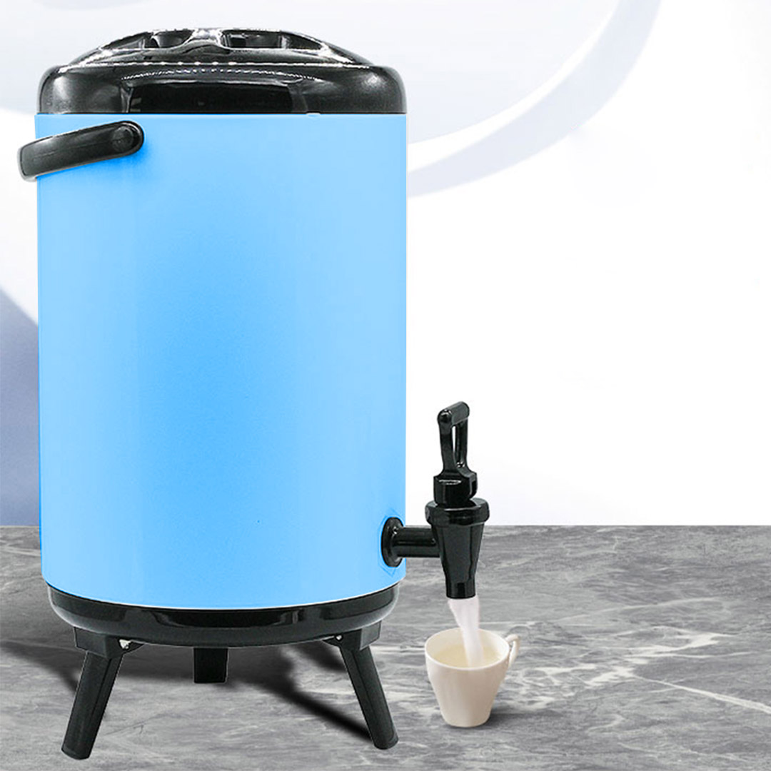 Soga 8X 10L Stainless Steel Insulated Milk Tea Barrel Hot And Cold Beverage Dispenser Container With Faucet Blue, Home &Amp; Living, Kitchen &Amp; Dining, Barware, Spirit Dispensers, ,  - Nz Depot 3