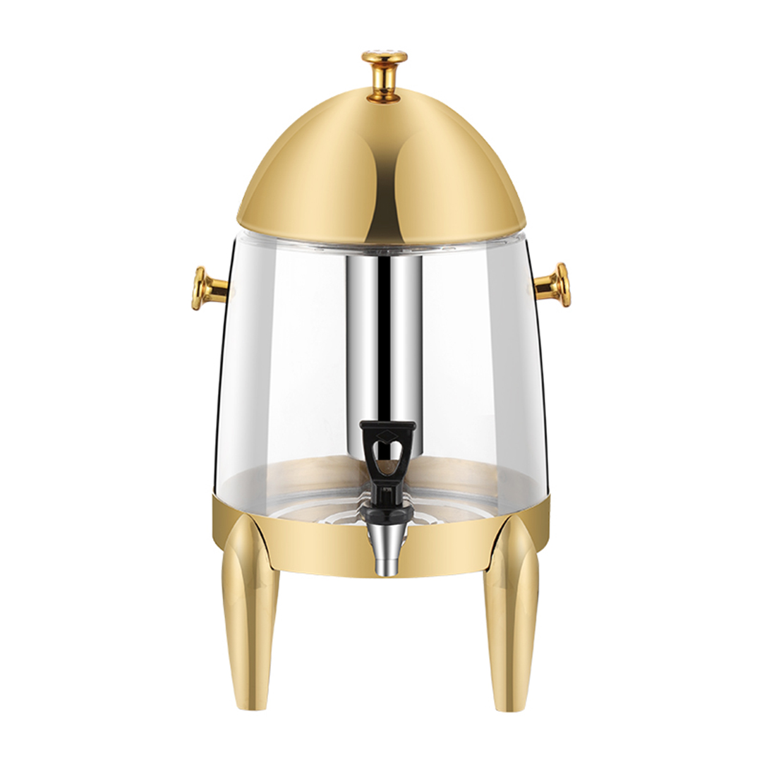 Soga Stainless Steel 12L Beverage Dispenser Hot And Cold Juice Water Tea Chafer Urn Buffet Drink Container Jug With Gold Accents, Home &Amp; Living, Kitchen &Amp; Dining, Barware, Spirit Dispensers, ,  - Nz Depot 1