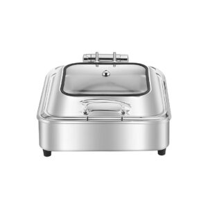 SOGA Stainless Steel Square Chafing Dish Tray Buffet Cater Food Warmer Chafer with Top Lid, Home & Living, Kitchen & Dining, Barware, Spirit Dispensers, ,  - NZ DEPOT 1