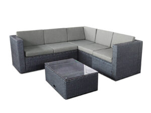 T Dothan 4PC Outdoor Sofa Set Dark Brown PR10171 Outdoor Furniture NZ DEPOT