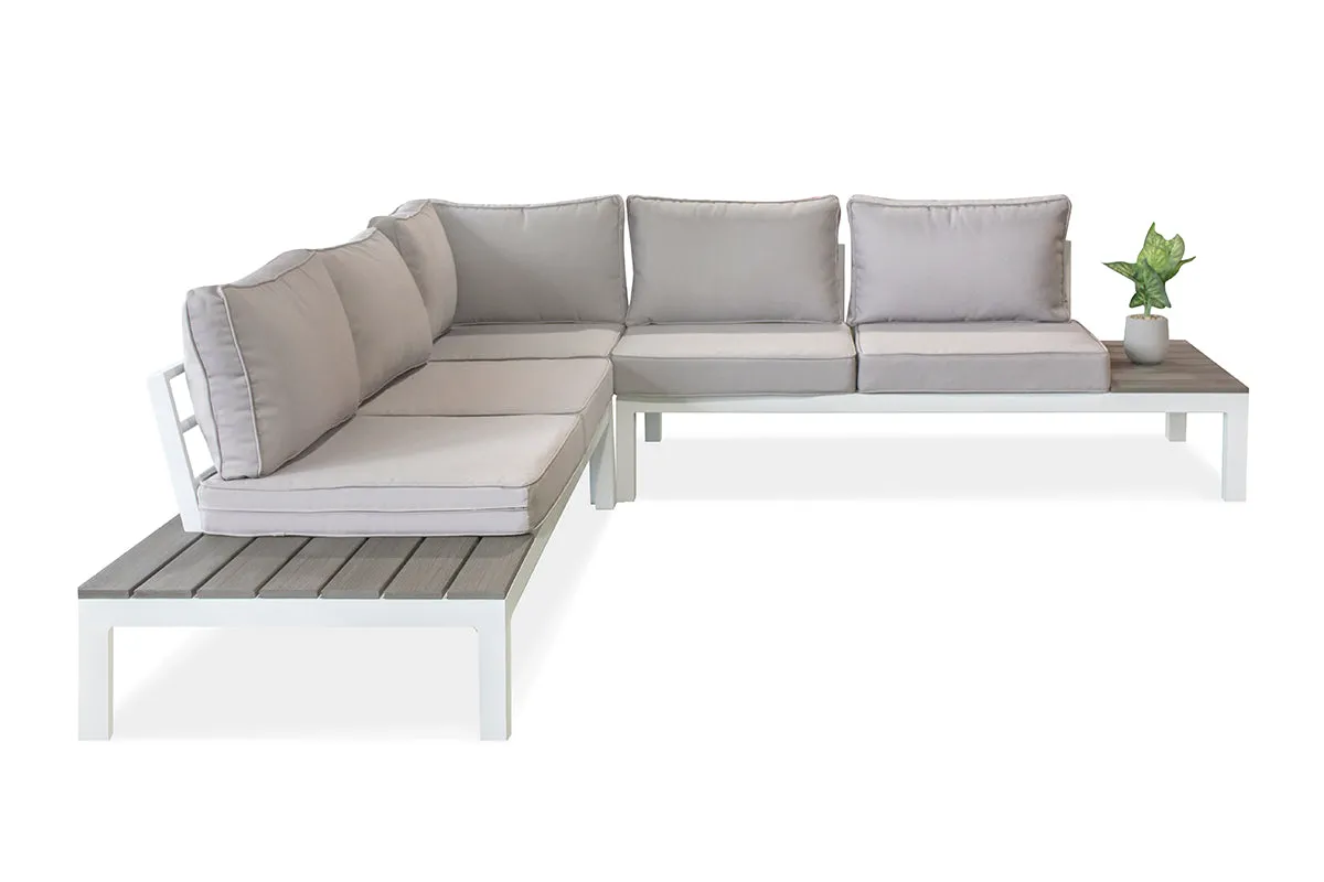 T Nordik Outdoor Lounge White Grey PR8105 Outdoor Furniture NZ DEPOT 3