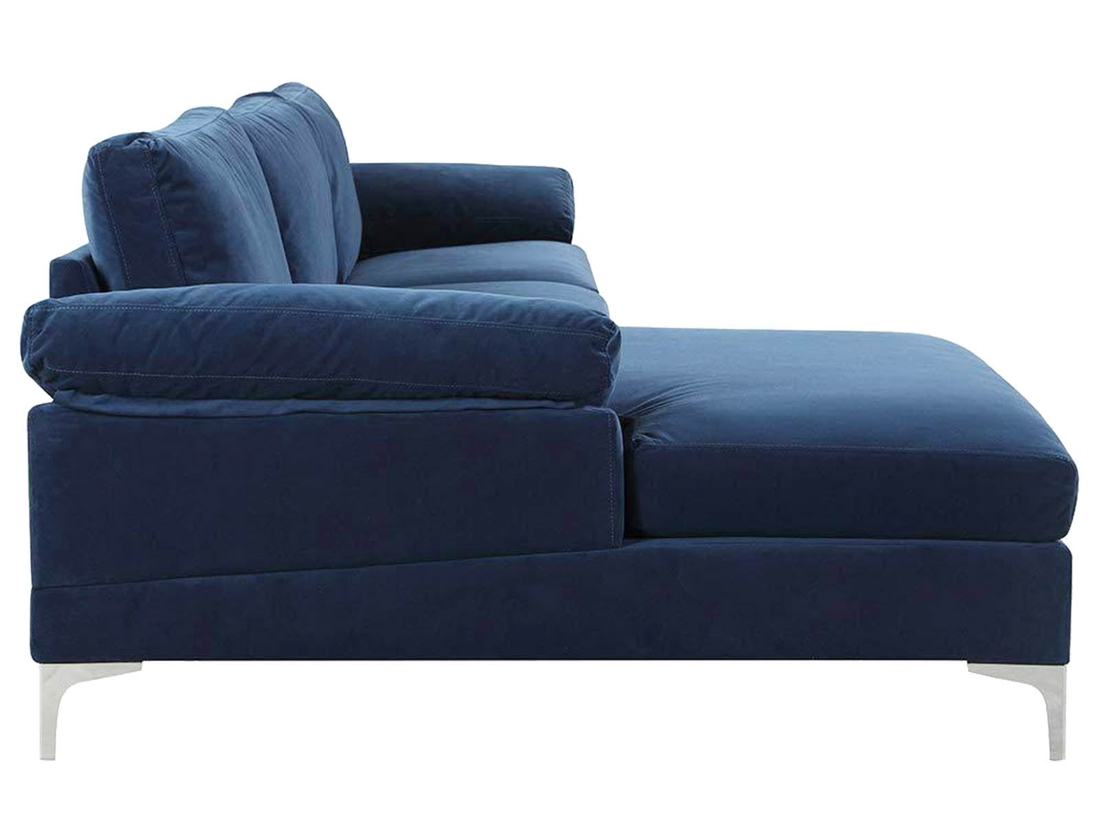 T Ronni Sectional Sofa Velvet Blue Pr10062 Outdoor Furniture Nz Depot 3 - Nz Depot