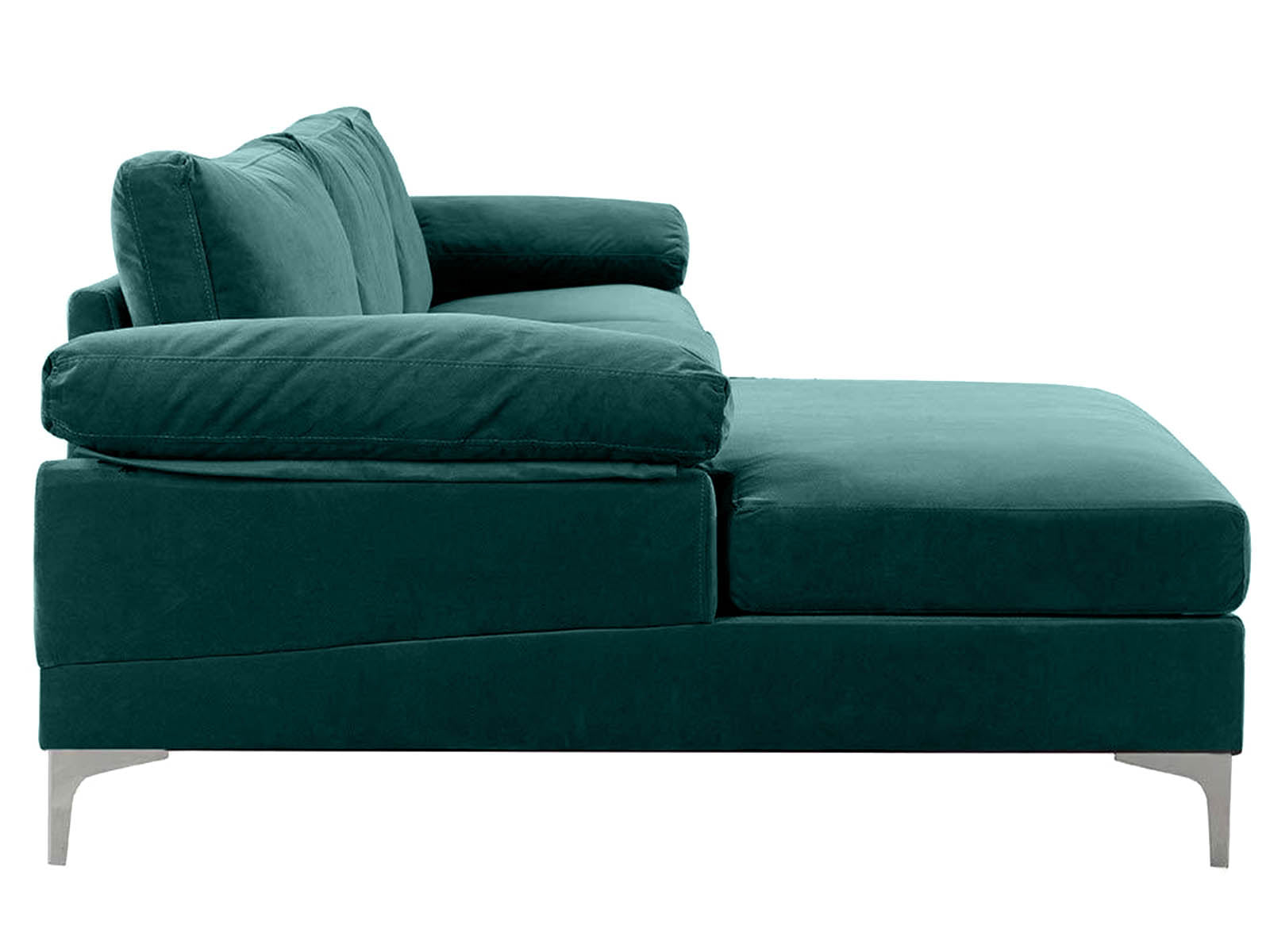 T Ronni Sectional Sofa Velvet Green PR10064 Outdoor Furniture NZ DEPOT 3