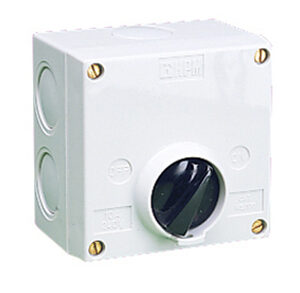 UKF4-120 20A Weatherproof Mini Isolator IP66 - ACUKF4-120 - Heat Pump Supplies - Electrical