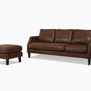 Adecor Corner Couch Brown