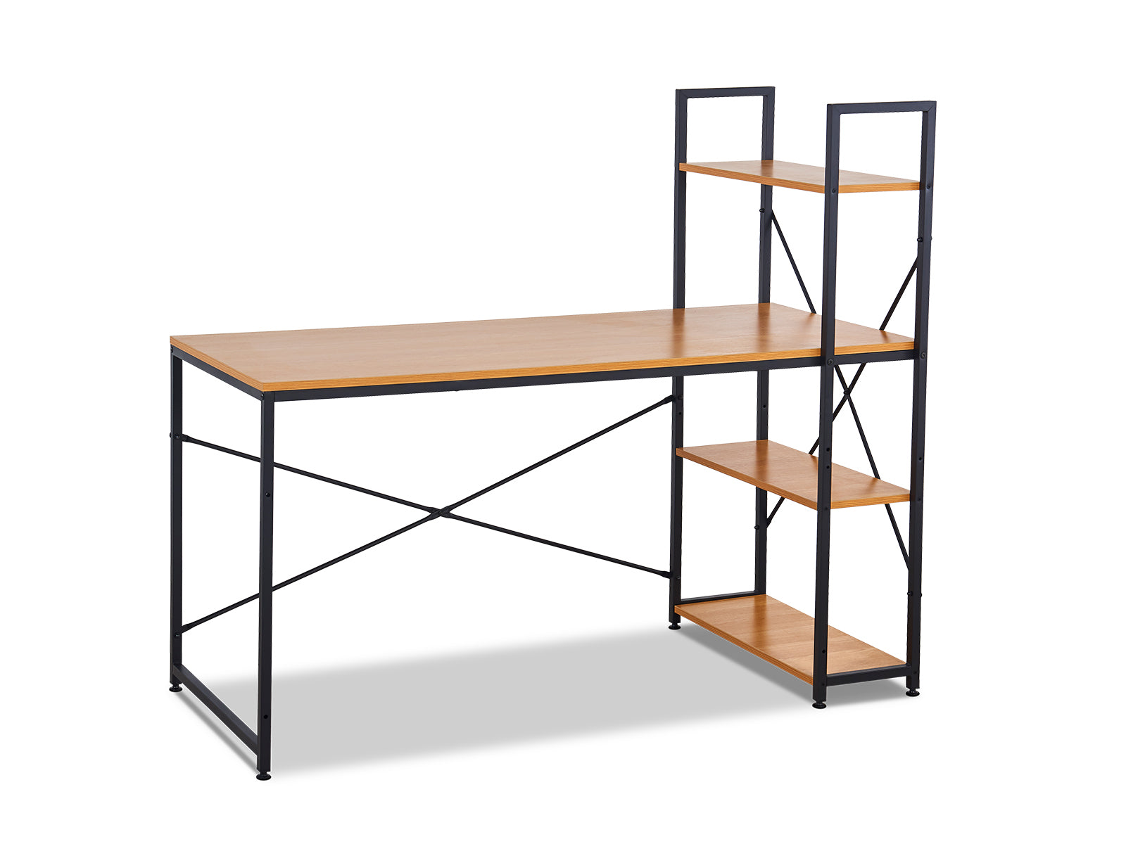 Ds Commodity Metal Shelf With Desk 1.2M