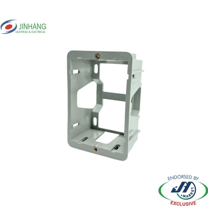 Jinhang 1 Gang Flush Box Brass Thread(100Ea) - Jhe-Fb-1Gang-100-Nz -  - Switches &Amp; Sockets - Electrical