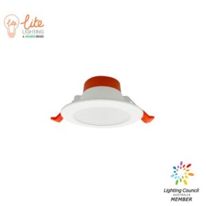 LiteLighting 9W LED Dimmable Downlight Tricolour 90mm Cut-out V9 - LL-FDL9-P9009D-CCT-NZ -  - LED Downlights - Lighting