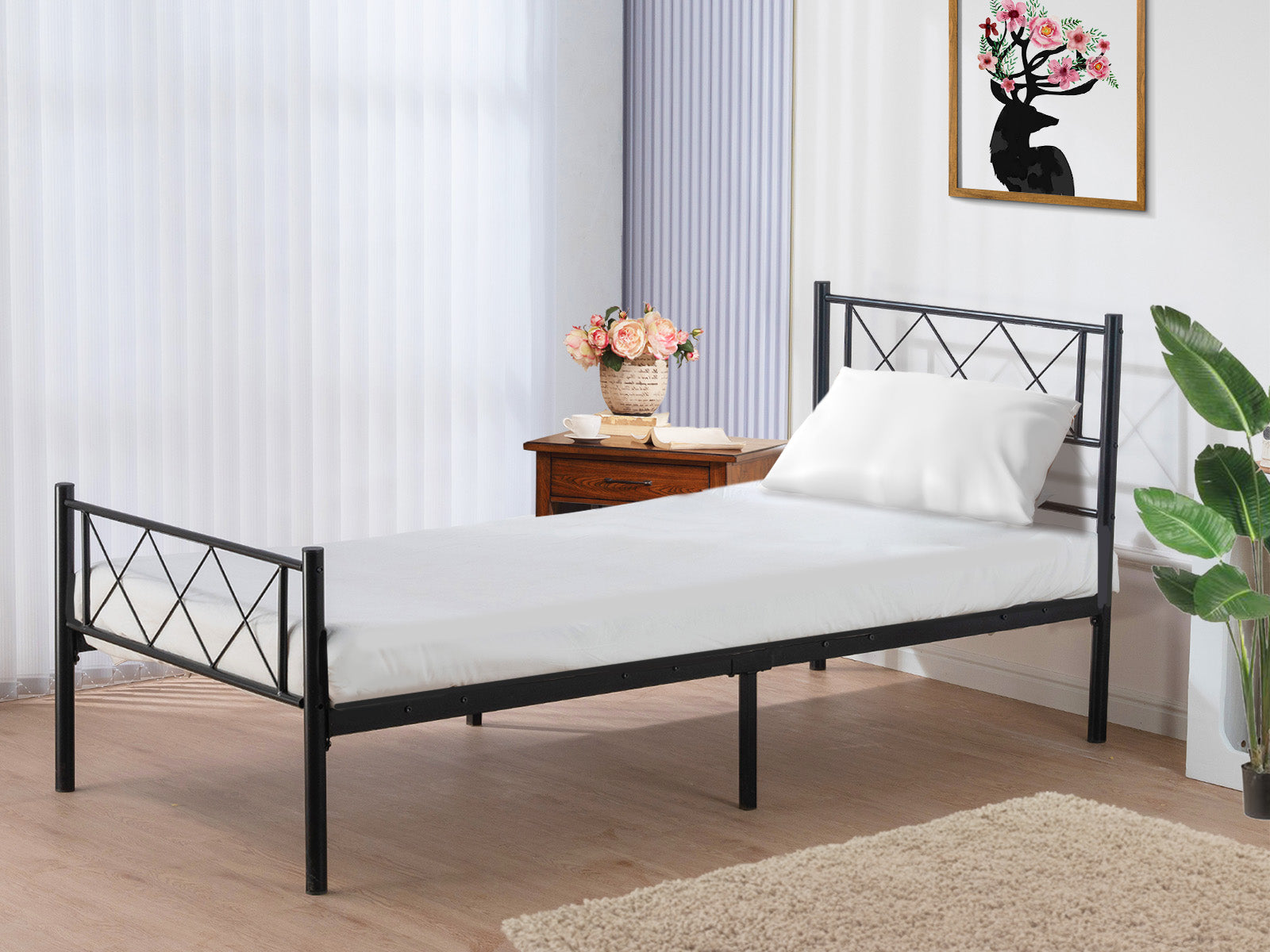 Metal bed PR9092 Bed Frames NZ DEPOT 9