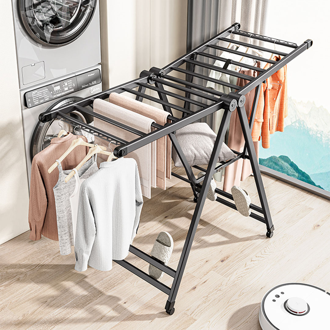 Soga 1.4M Portable Wing Shape Clothes Drying Rack Foldable Space-Saving Laundry Holder, Home &Amp; Living, Laundry, Drying Racks, , ,  - Nz Depot 2