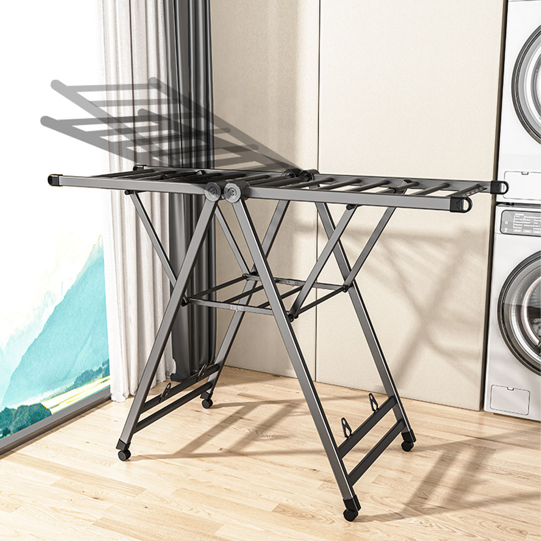 Soga 1.4M Portable Wing Shape Clothes Drying Rack Foldable Space-Saving Laundry Holder, Home &Amp; Living, Laundry, Drying Racks, , ,  - Nz Depot 7