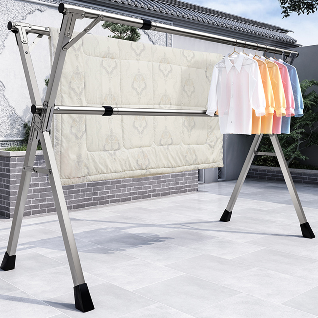 Soga 1.6M Portable Standing Clothes Drying Rack Foldable Space-Saving Laundry Holder Indoor Outdoor, Home &Amp; Living, Laundry, Drying Racks, , ,  - Nz Depot 8