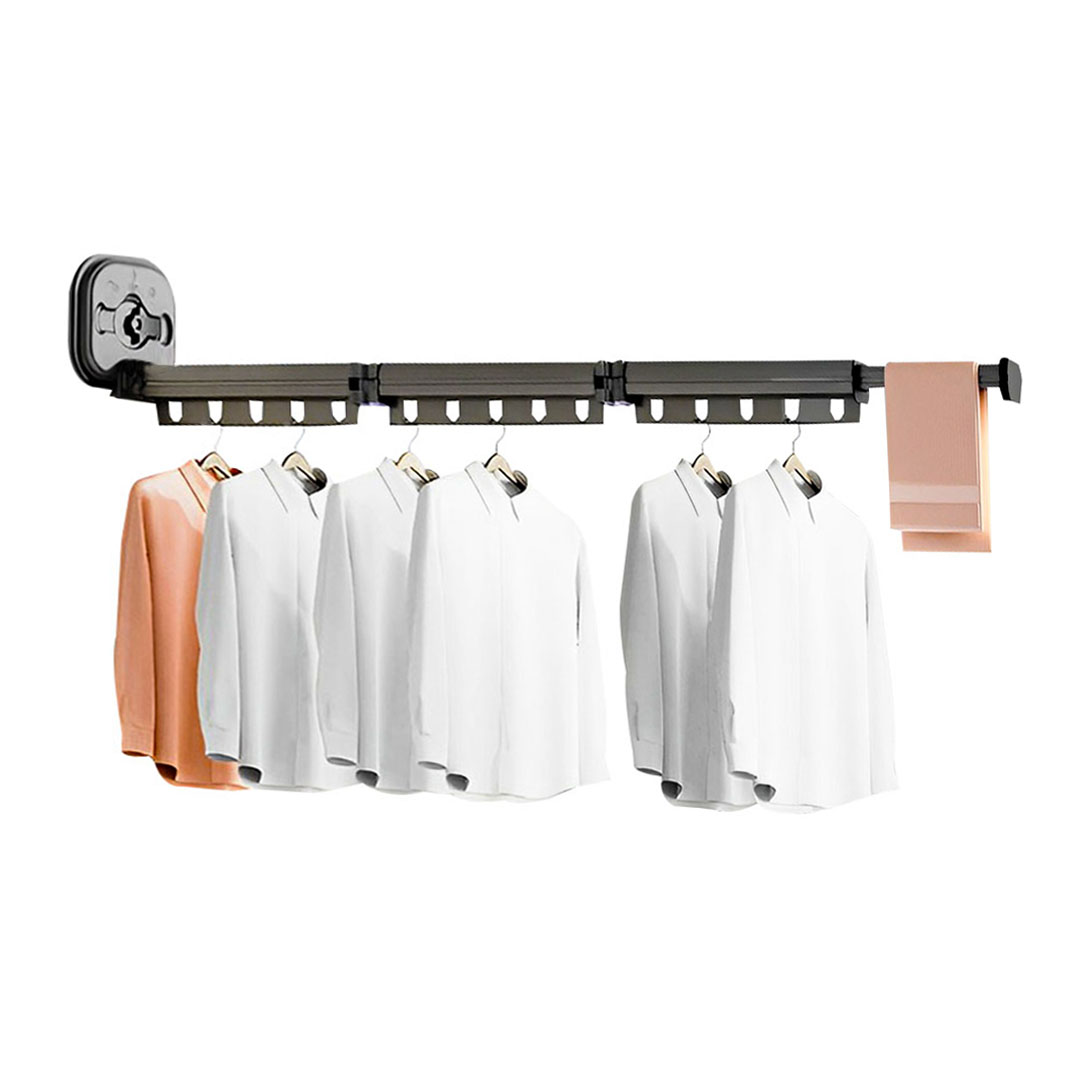 Soga 127.5Cm Wall-Mounted Clothing Dry Rack Retractable Space-Saving Foldable Hanger, Home &Amp; Living, Laundry, Drying Racks, , ,  - Nz Depot 1