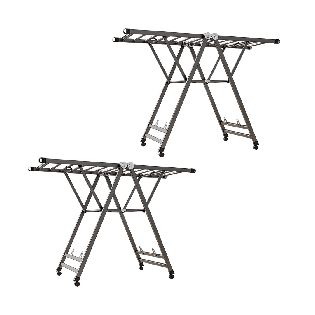 Soga 2X 1.4M Portable Wing Shape Clothes Drying Rack Foldable Space-Saving Laundry Holder, Home &Amp; Living, Laundry, Drying Racks, , ,  - Nz Depot 1