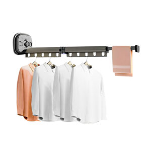 Soga 93.2Cm Wall Mounted Clothing Dry Rack Retractable Space Saving Foldable Hanger Nz Depot 9 - Nz Depot