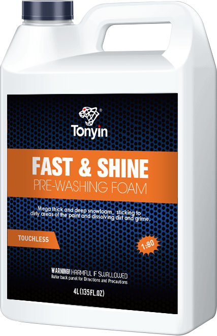 TONYIN FAST & SHINE PRE-WASHING FOAM 4L (TOUCHLESS 1:50-1:80) - NZ DEPOT