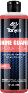 TONYIN SHINE GUARD SUPERIOR HIGH GLOSS TYRE GEL 500ML WATER BASED 44287693193475 NZ DEPOT