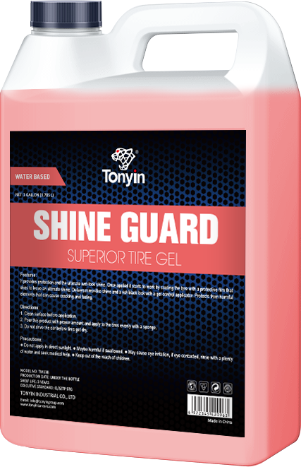 TONYIN SHINE GUARD SUPERIOR TYRE GEL HIGH GLOSS TYRE GEL 4L (WATER BASED) - NZ DEPOT