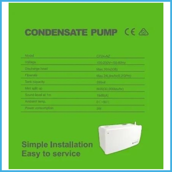 Wall Mounted Condensate Pump 24Lh NZ DEPOT 2