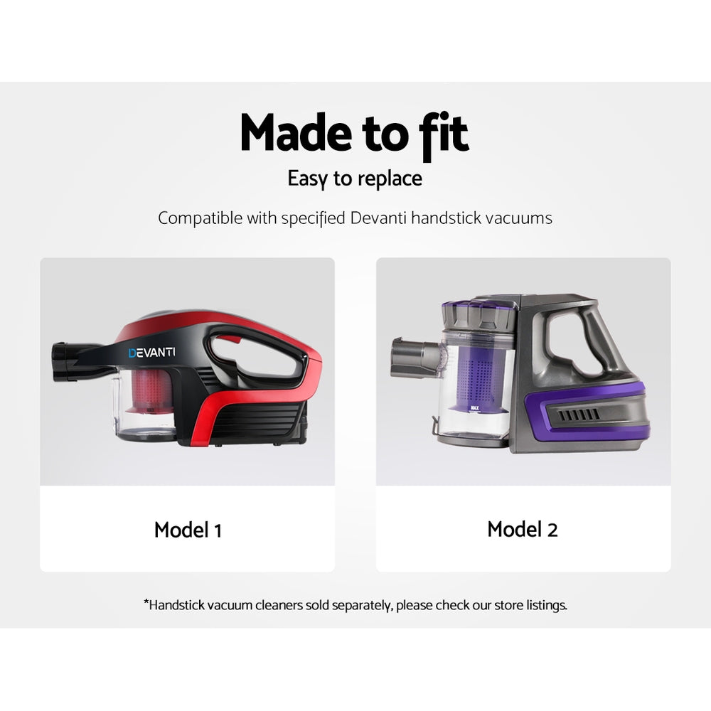 Ds Na Devanti Cordless Handstick Vacuum Cleaner Head Black Pr12743 Vacuum Cleaners Nz Depot 5 - Nz Depot