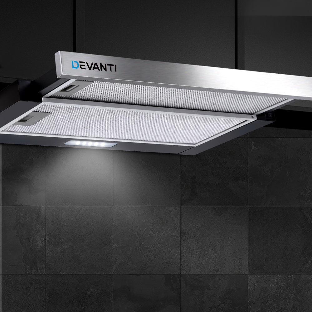 Ds Na Rangehood Stainless Steel Slide Out Kitchen Canopy 60Cm 600Mm Black Pr12783 Rangehoods Nz Depot 6 - Nz Depot