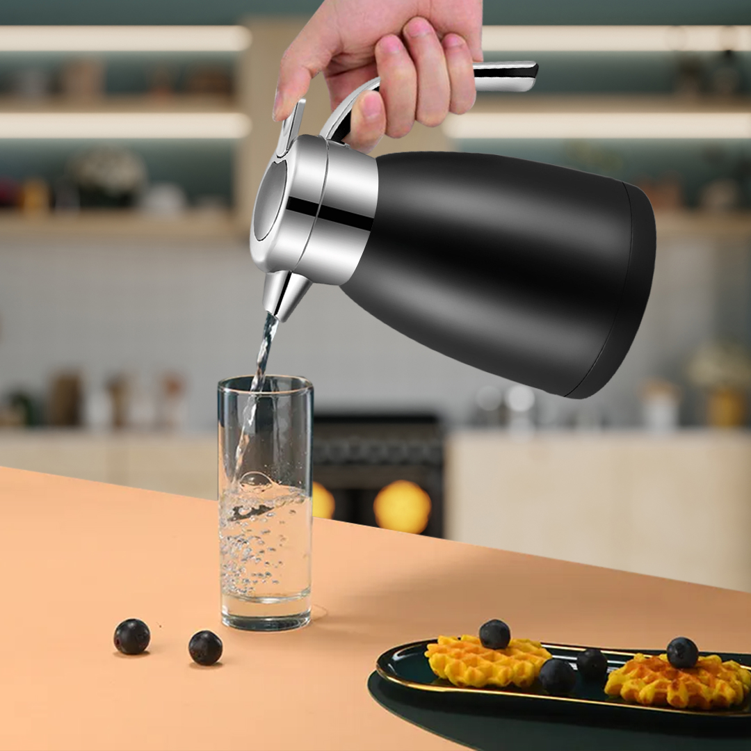 Soga 1.2L Stainless Steel Insulated Vacuum Flask Waterbottle Black, Home &Amp; Living, Kitchen Dining, Servingware, Other, ,  - Nz Depot 6