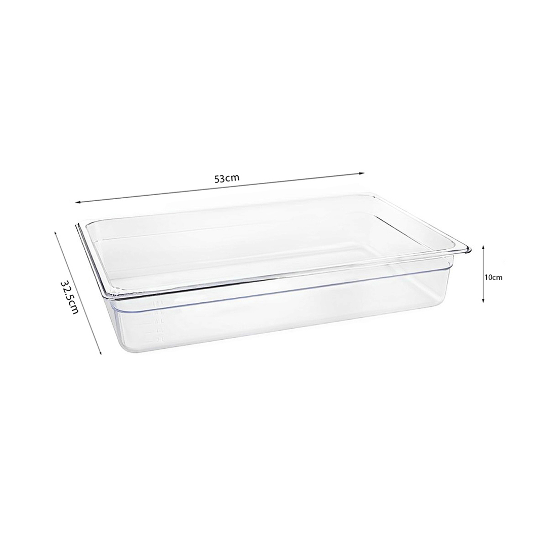 Soga 100Mm Clear Gastronorm Gn Pan 1/1 Food Tray Storage Bundle Of 2, Home &Amp; Living, Kitchen &Amp; Dining, Bakeware, Baking Trays, ,  - Nz Depot 5