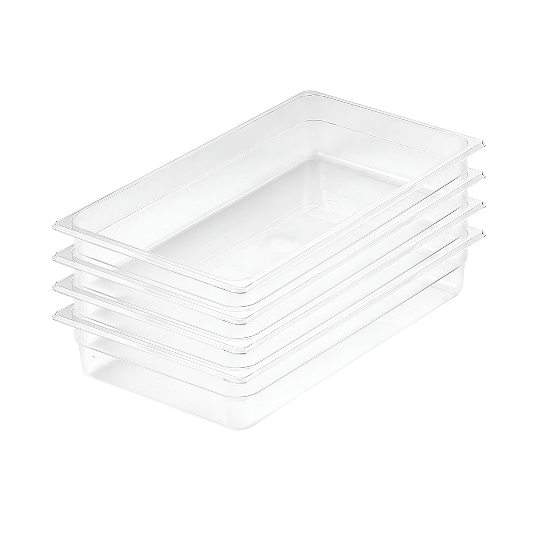 Soga 100Mm Clear Gastronorm Gn Pan 1/1 Food Tray Storage Bundle Of 4, Home &Amp; Living, Kitchen &Amp; Dining, Bakeware, Baking Trays, ,  - Nz Depot 1