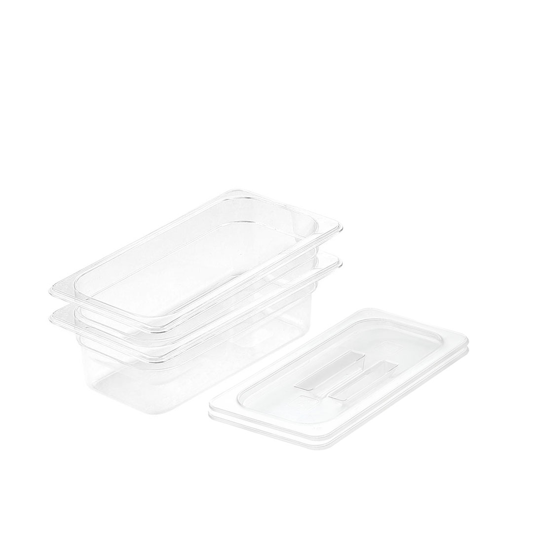 Soga 100Mm Clear Gastronorm Gn Pan 1/3 Food Tray Storage Bundle Of 2 With Lid, Home &Amp; Living, Kitchen &Amp; Dining, Bakeware, Baking Trays, ,  - Nz Depot 1