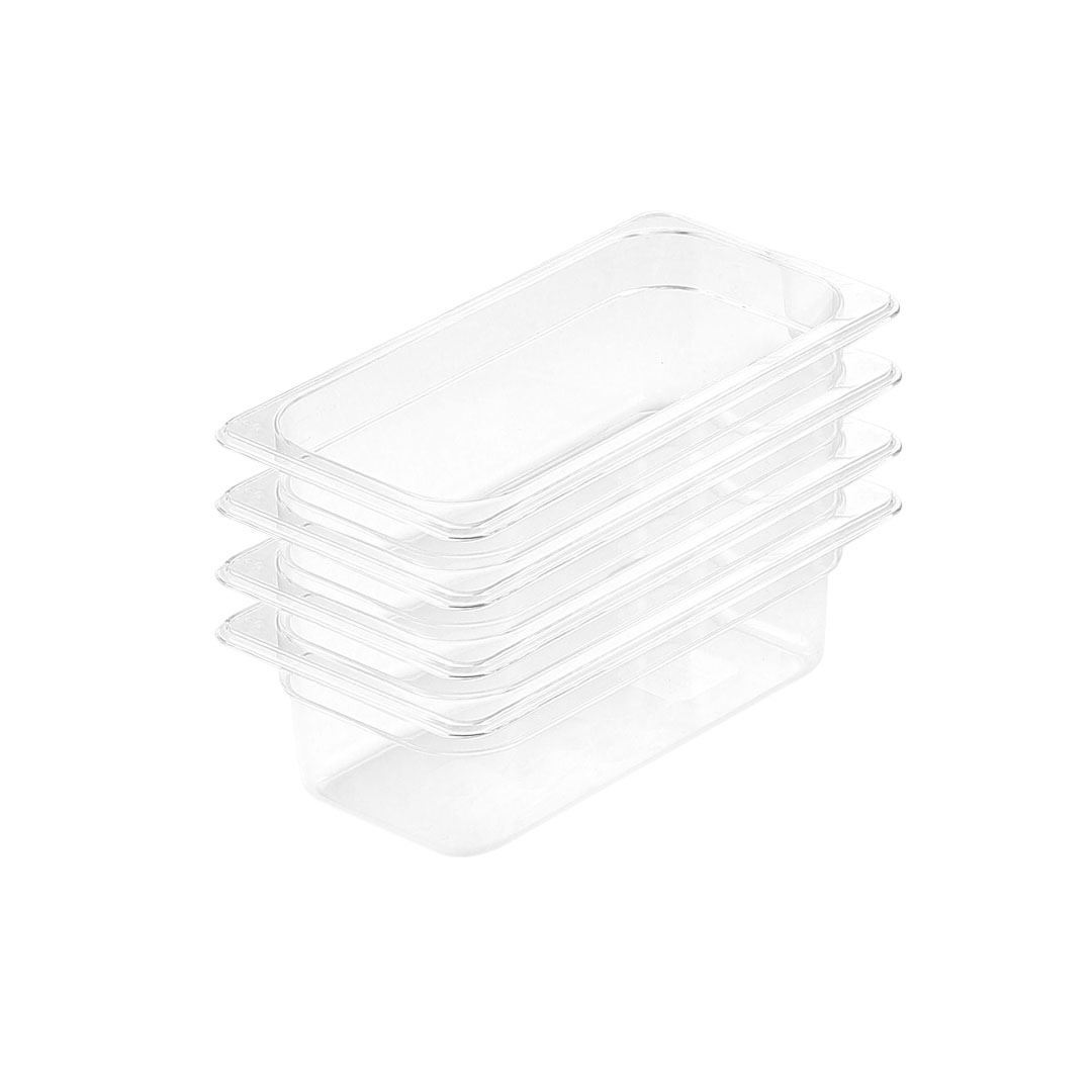 Soga 100Mm Clear Gastronorm Gn Pan 1/3 Food Tray Storage Bundle Of 4, Home &Amp; Living, Kitchen &Amp; Dining, Bakeware, Baking Trays, ,  - Nz Depot 1