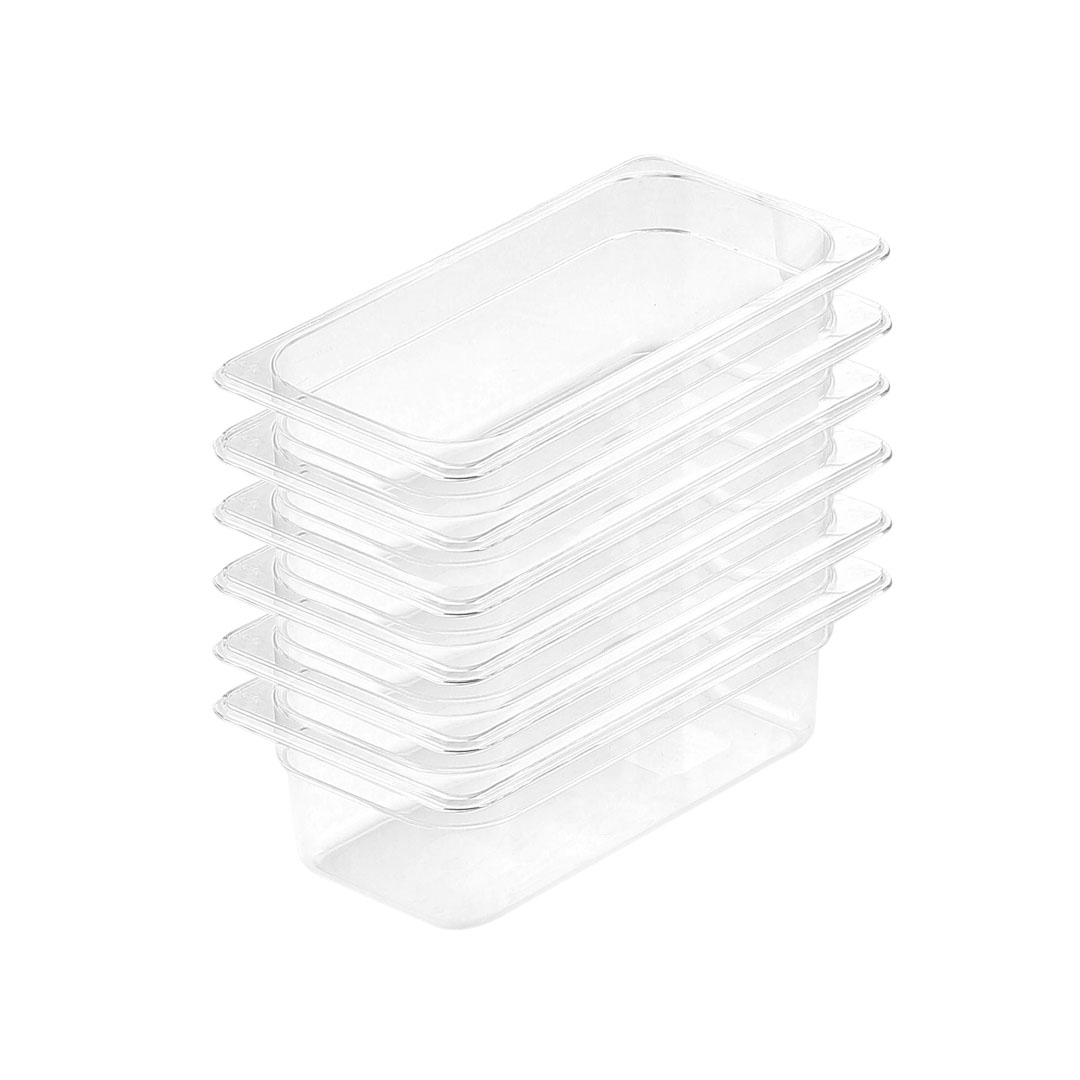 Soga 100Mm Clear Gastronorm Gn Pan 1/3 Food Tray Storage Bundle Of 6, Home &Amp; Living, Kitchen &Amp; Dining, Bakeware, Baking Trays, ,  - Nz Depot 1