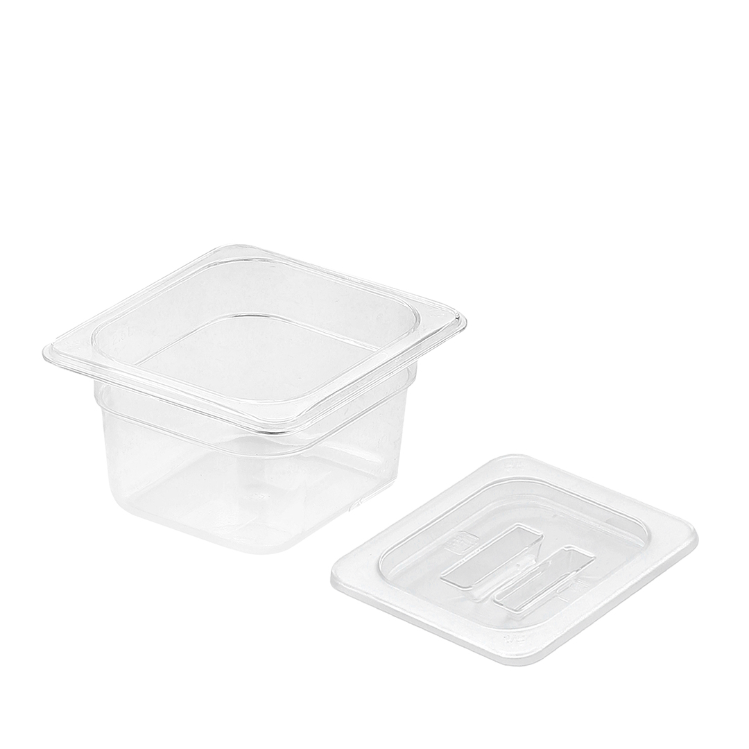 Soga 100Mm Clear Gastronorm Gn Pan 1/6 Food Tray Storage With Lid, Home &Amp; Living, Kitchen &Amp; Dining, Bakeware, Baking Trays, ,  - Nz Depot 1