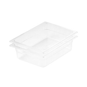 SOGA 150mm Clear Gastronorm GN Pan 1/2 Food Tray Storage Bundle of 2, Home & Living, Kitchen & Dining, Bakeware, Baking Trays, ,  - NZ DEPOT 1