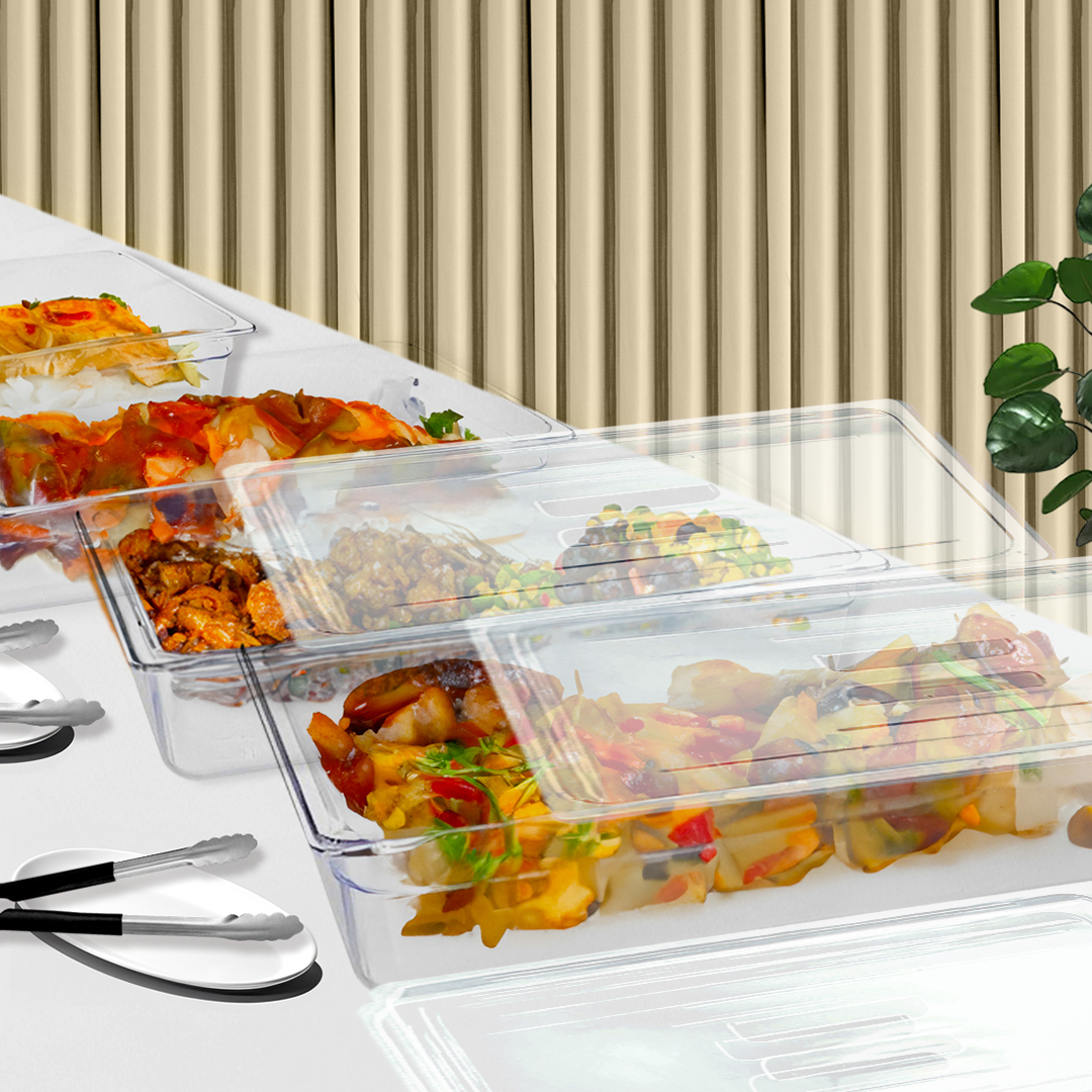 Soga 150Mm Clear Gastronorm Gn Pan 1/2 Food Tray Storage With Lid, Soga 150Mm Clear Gastronorm Gn Pan 1, 2 Food Tray Storage Bundle Of 6 With Lid, , , ,  - Nz Depot 7