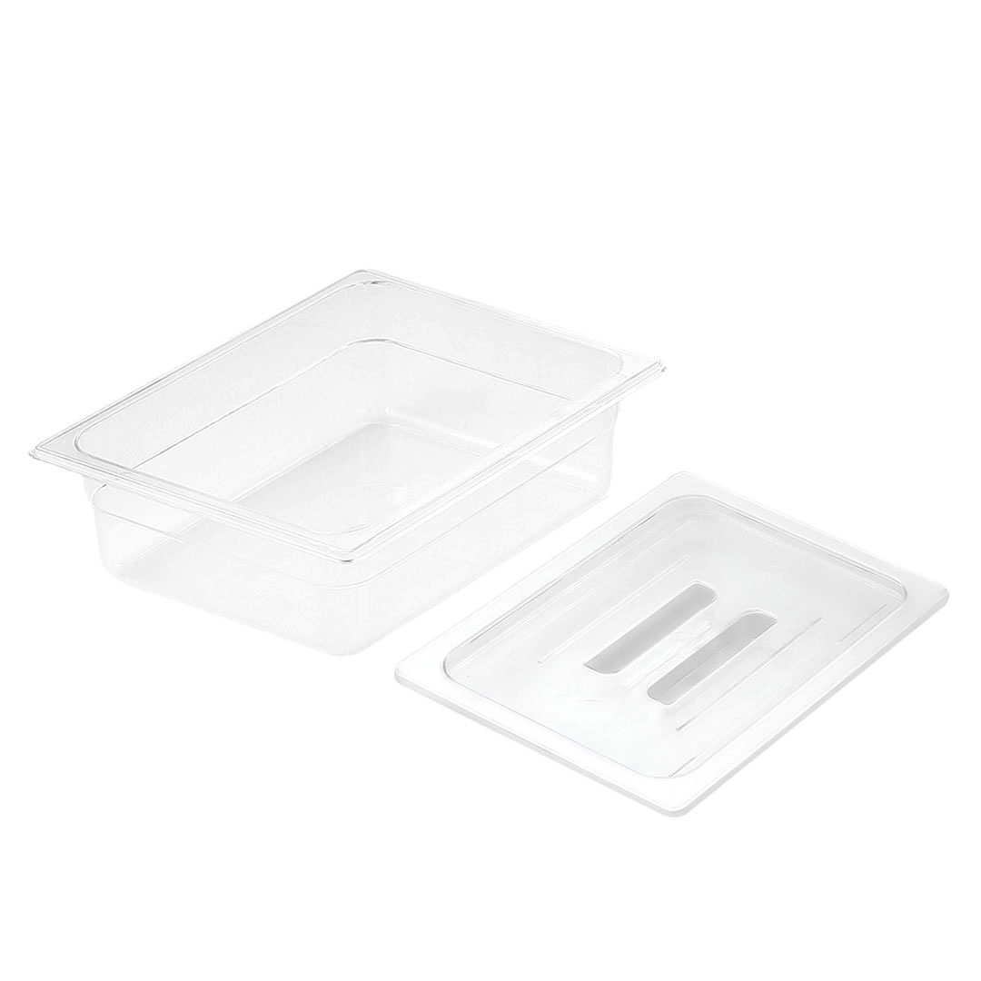 Soga 150Mm Clear Gastronorm Gn Pan 1/2 Food Tray Storage With Lid, Soga 150Mm Clear Gastronorm Gn Pan 1, 2 Food Tray Storage Bundle Of 6 With Lid, , , ,  - Nz Depot 1